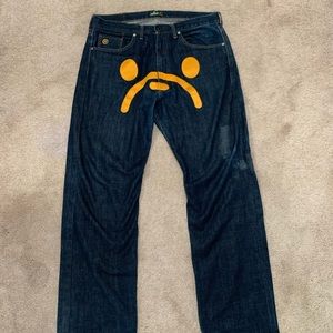 Bape denim face bathing ape